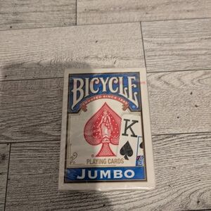 Bicycle Jumbo Playing Cards - Blue and Red